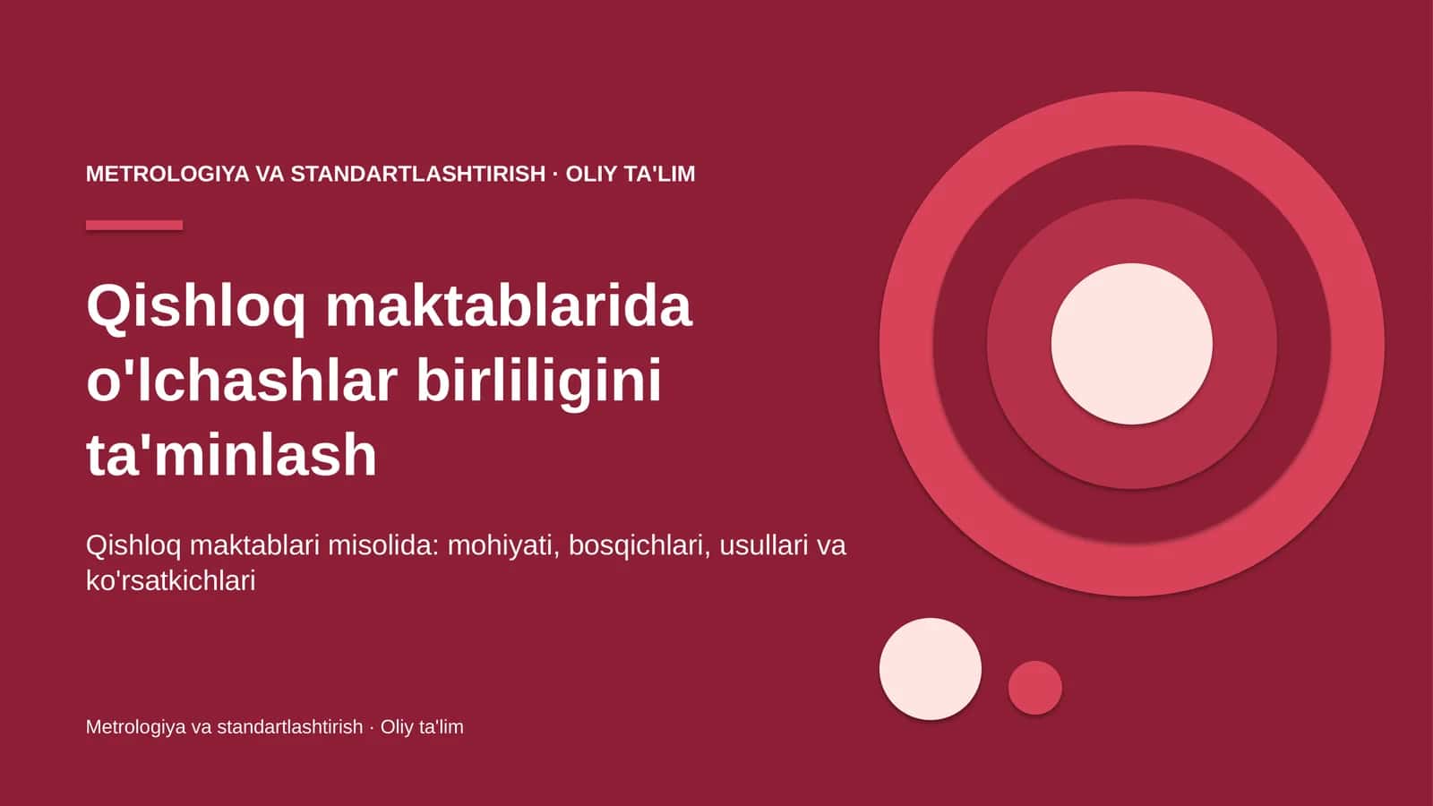 qishloq maktablarida o'lchashlar birliligini ta'minlash 8223