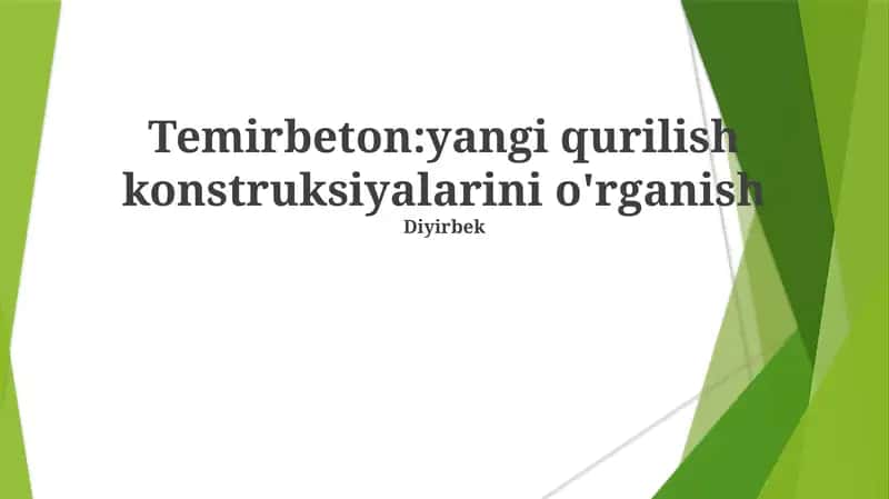 Mustahkamlangan Beton: Zamonaviy Qurilish Dizaynlarini O'rganish