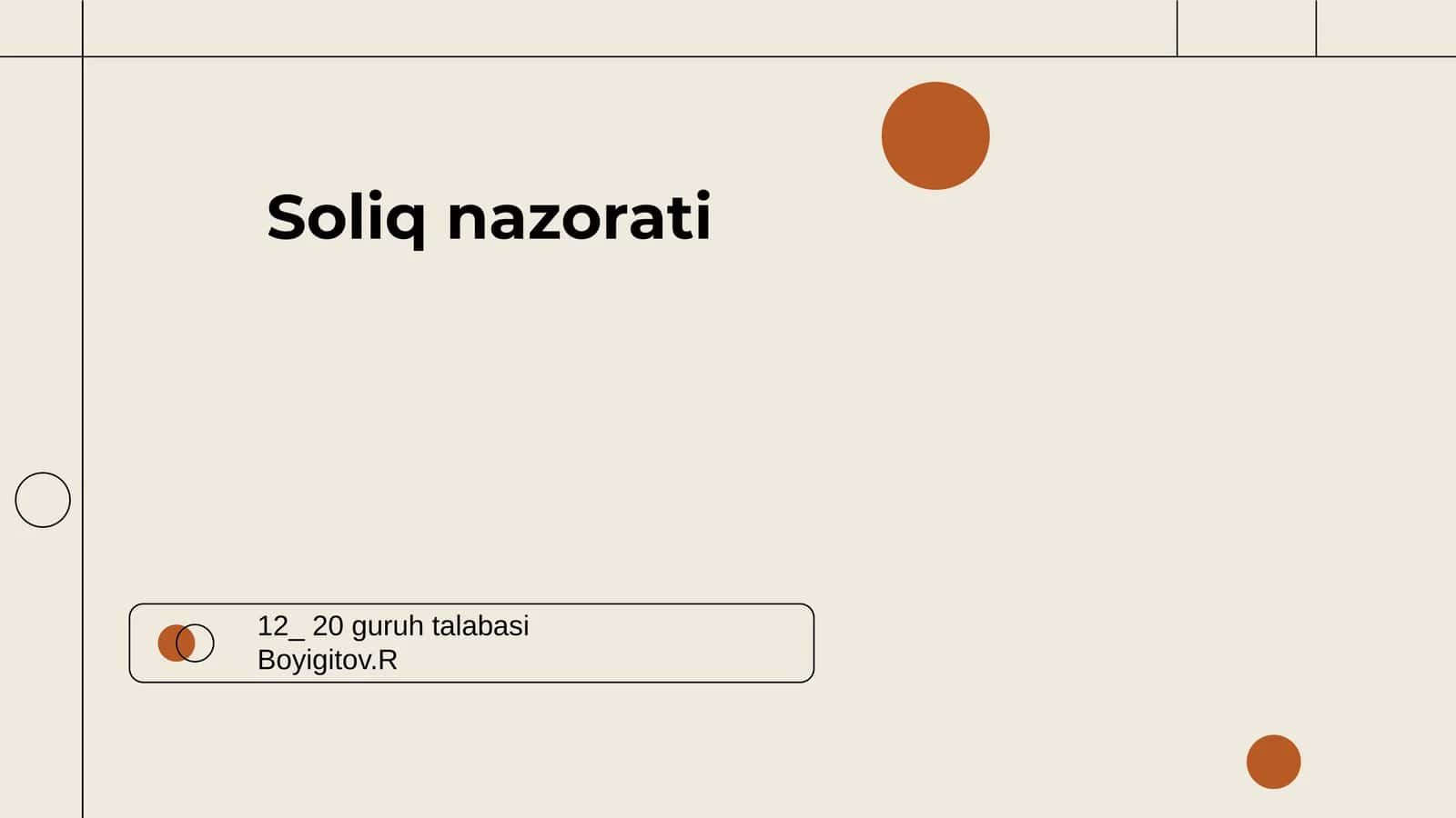 Soliqnazorati