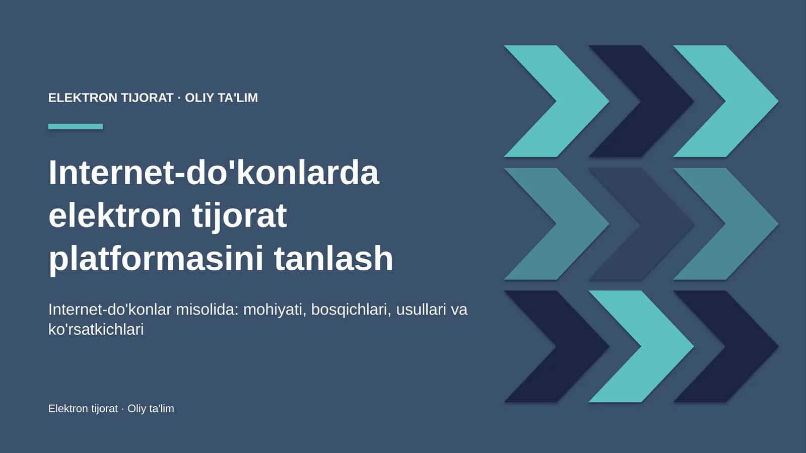 Internet-do'konlarda elektron tijorat platformasini tanlash