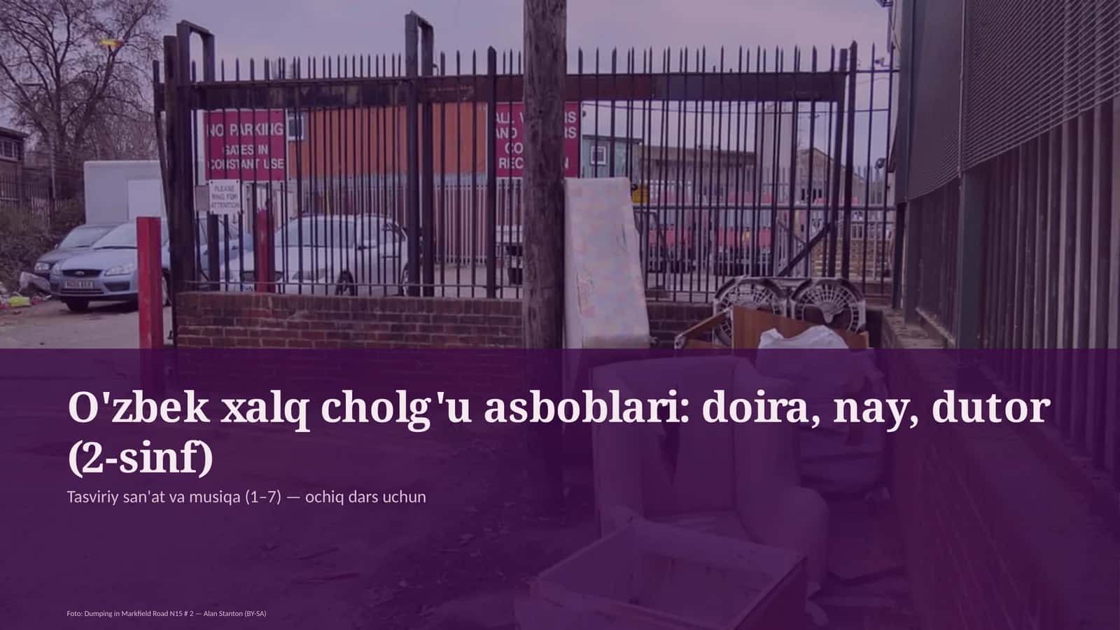 O'zbek xalq cholg'u asboblari: doira, nay, dutor (2-sinf)