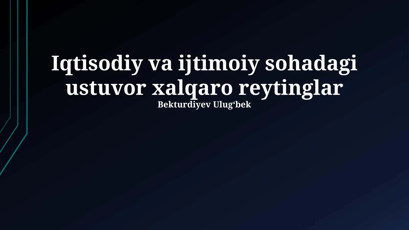 Asosiy Xalqaro Reytinglar: Tarix, Tashkilotlar va Metodologiya