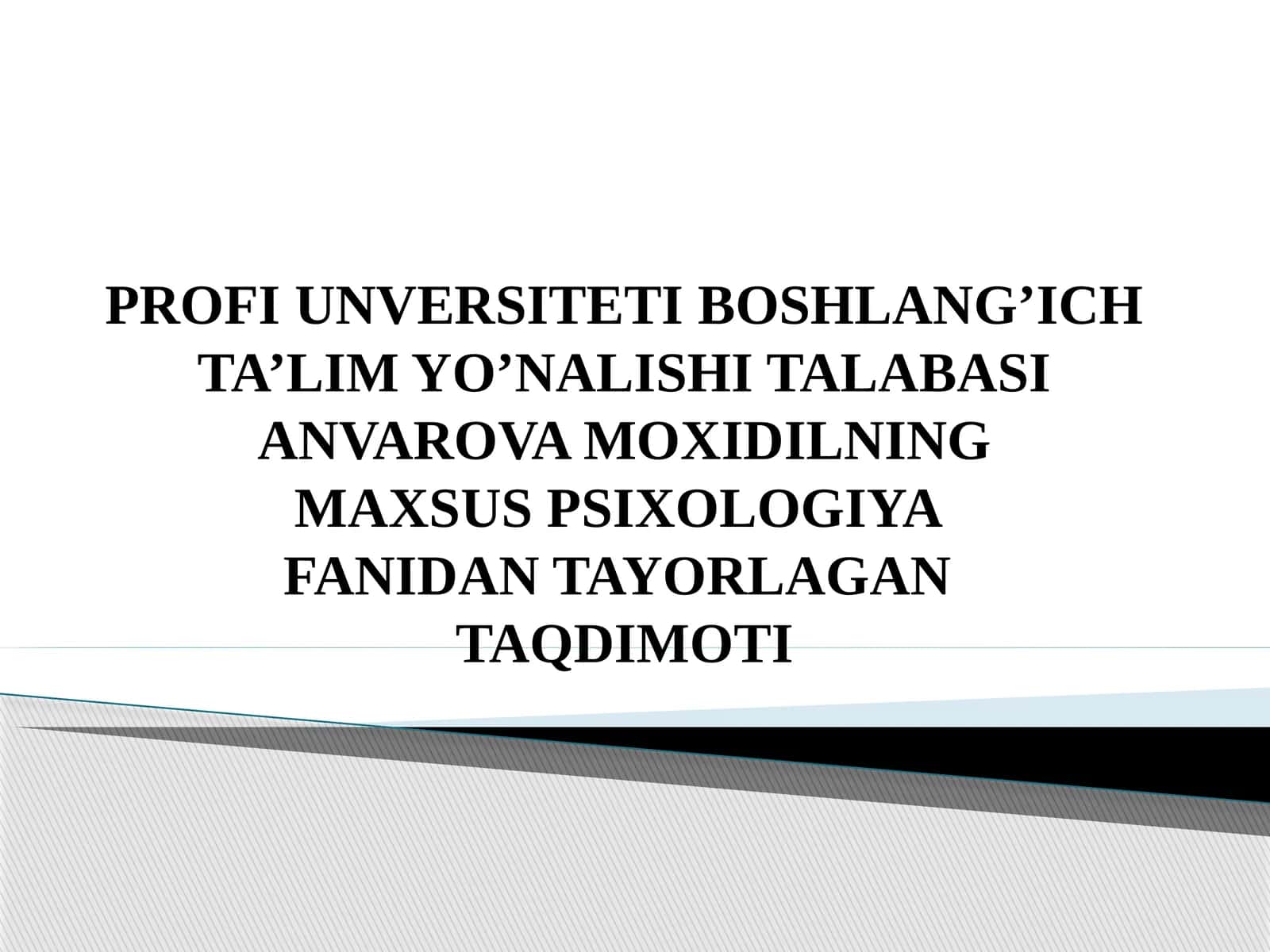 Nogiron bolalarning emotsional rivojlanishi