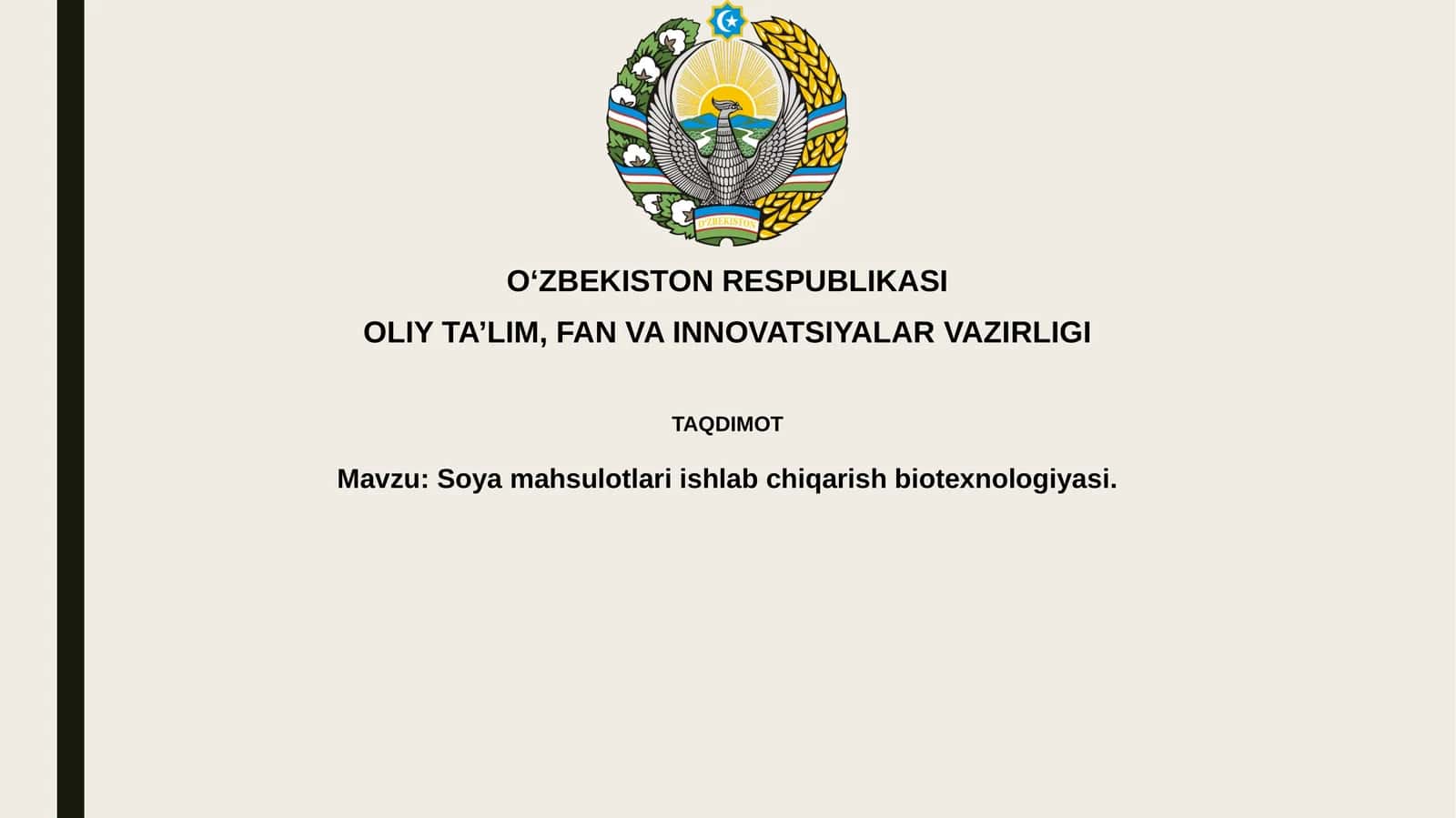 Soyamahsulotlariishlabchiqarishbiotexnologiyasi