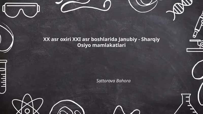 Mintaqaviy Iqtisodiy Integratsiya Jarayonlari