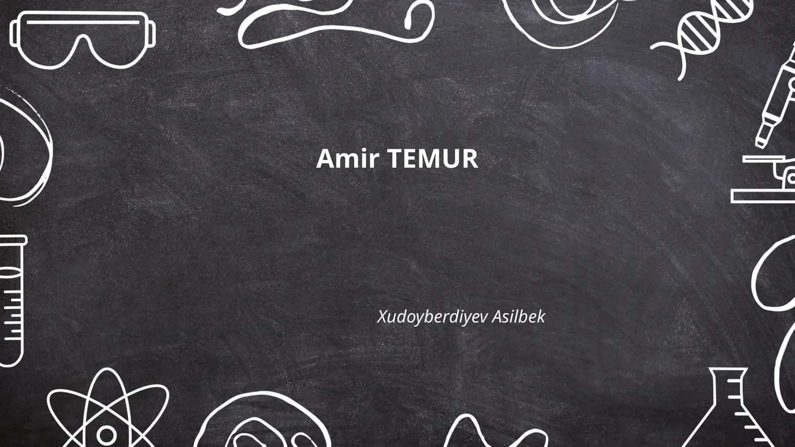 Amir TEMUR