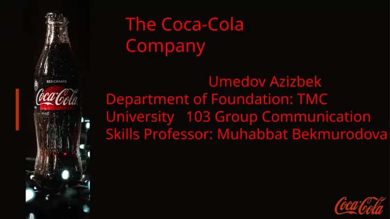 The Coca-Cola Company