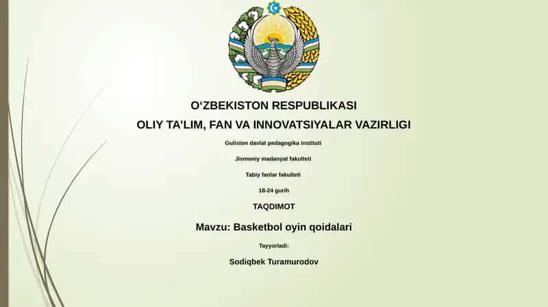 Basketbol oyin qoidalari