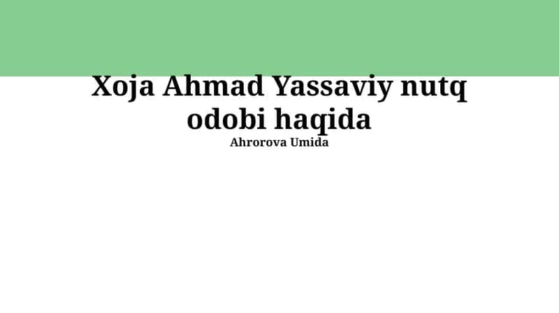 Divoni lug'atit-turk va uning ahamiyati