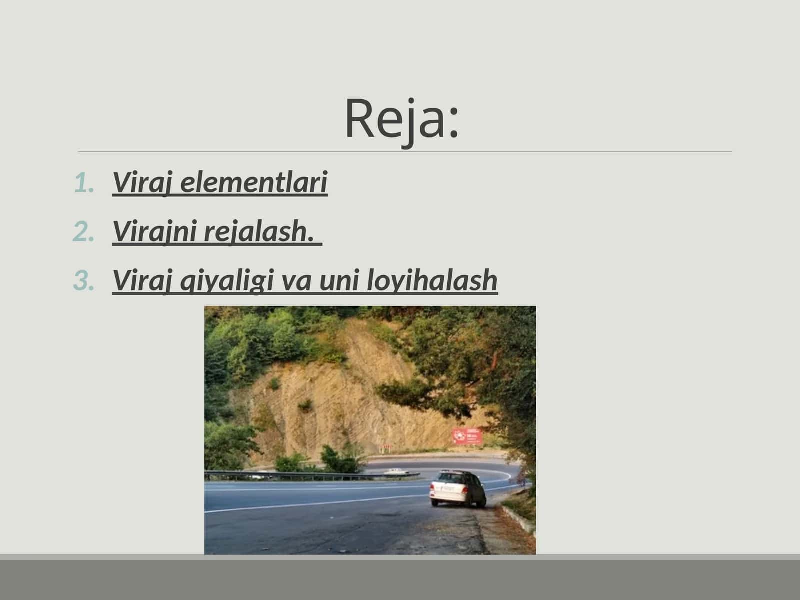 Viraj elementlari