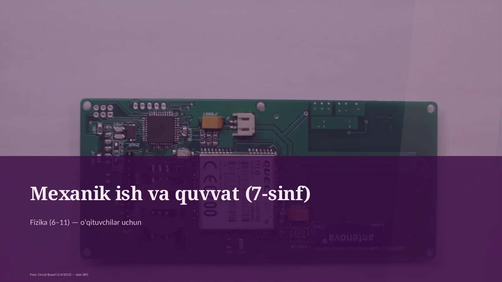 Mexanik ish va quvvat (7-sinf)