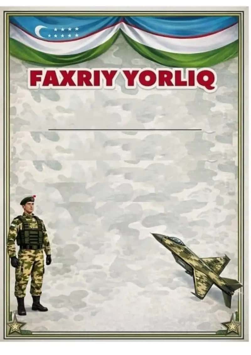 14 YANVARGA PUSTOY FAXRIY YORLIQ