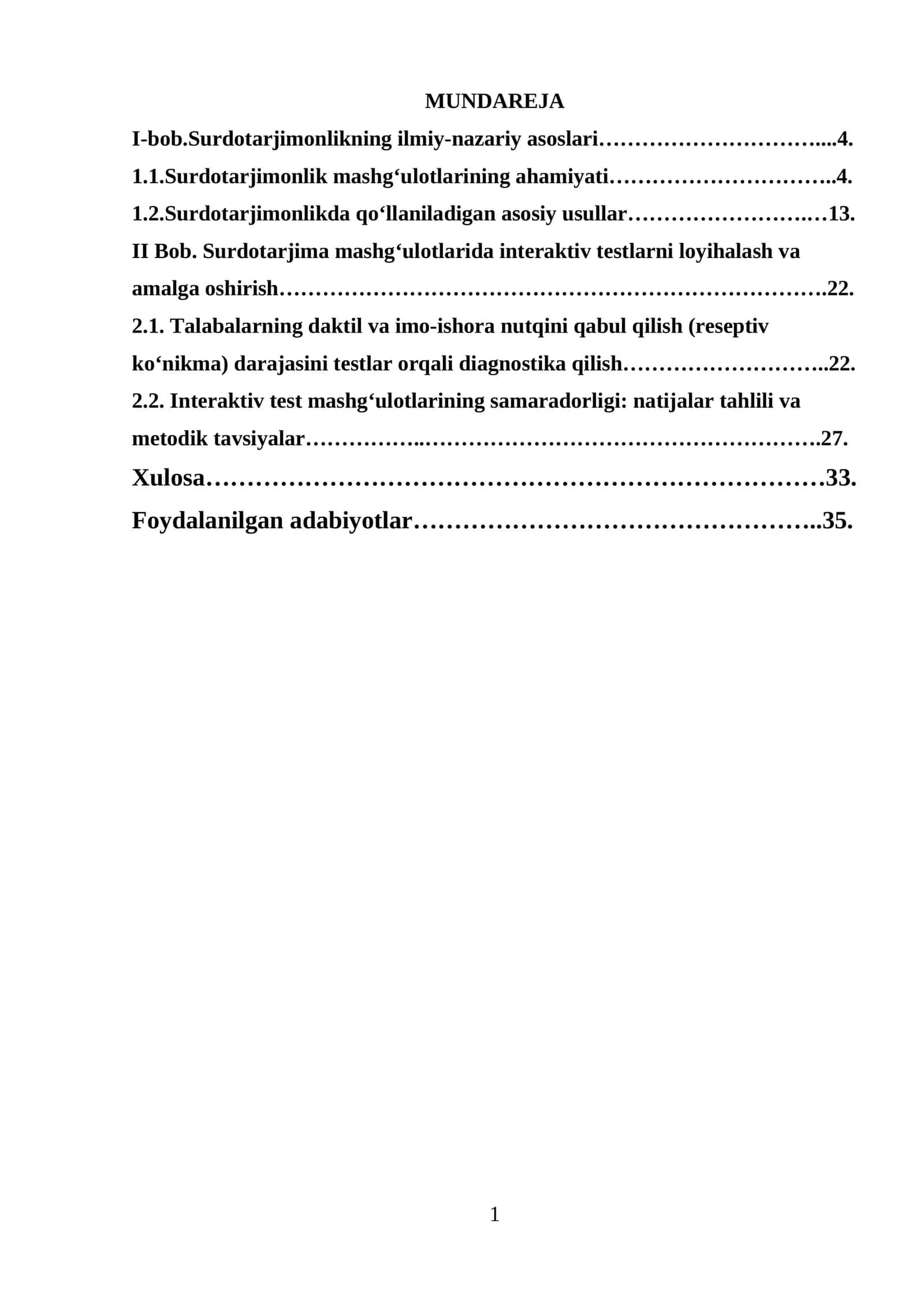 Surdotarjimonlik Mashg'ulotlari
