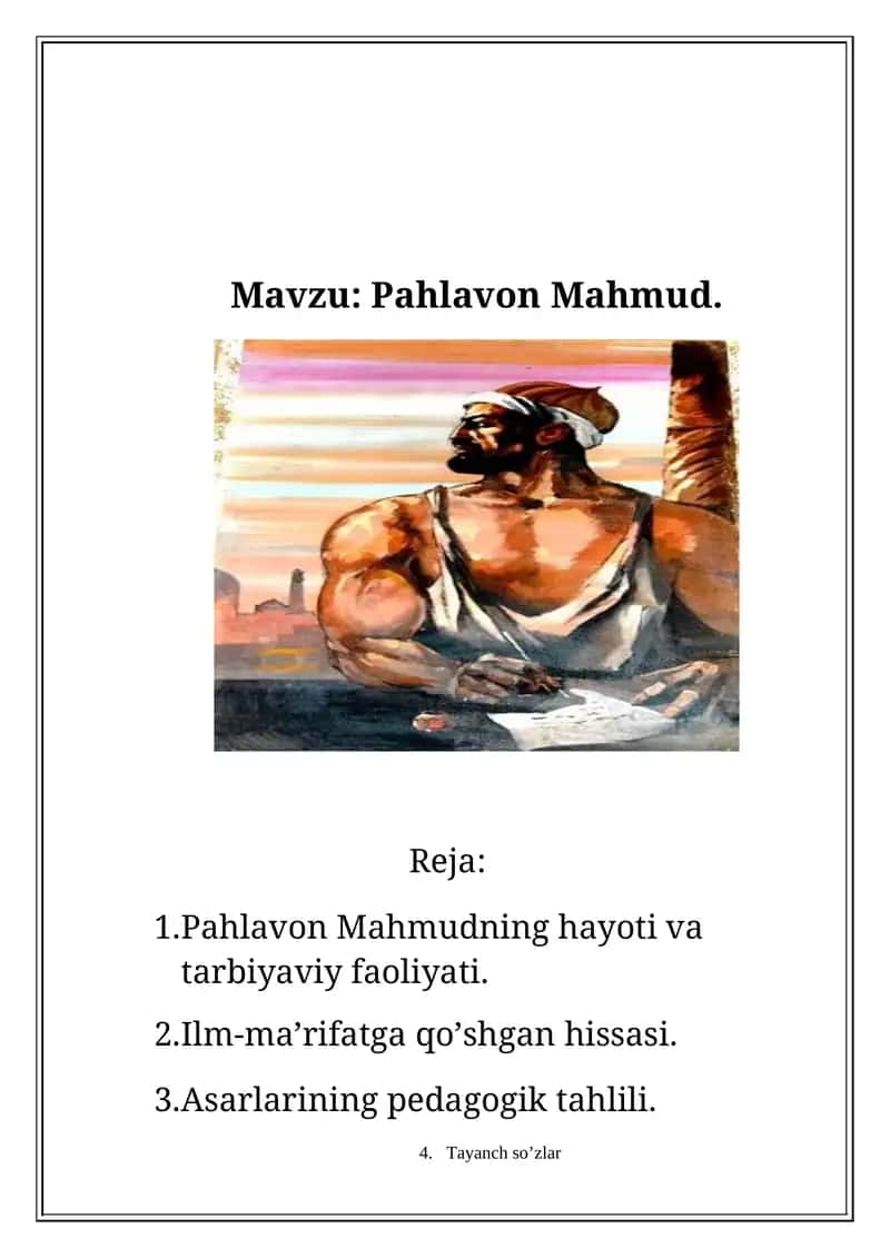 Pahlavon Mahmud
