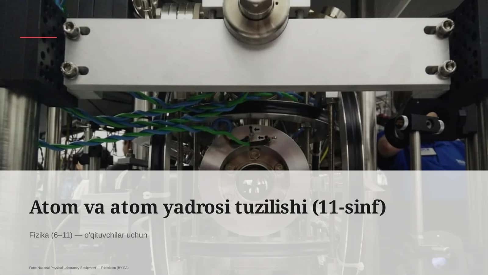 Atom va atom yadrosi tuzilishi (11-sinf)