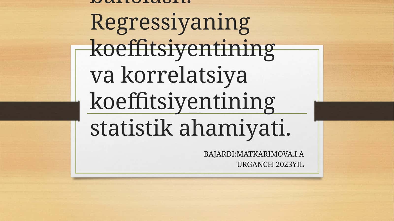 Chiziqsiz regressiya. Eng kichik kvadratlar usulining baholash xususiyatlari: Gauss-Marcov teoremasi. Ko‘p omilli ekonometrik tahlil. Ekonometrik modellarning sifatini umumiy baholash. Regressiyaning koeffitsiyentining va korrelatsiya koeffitsiyentining statistik ahamiyati