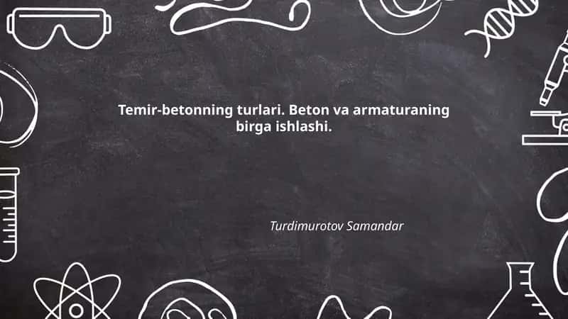 Temir-betonning turlari