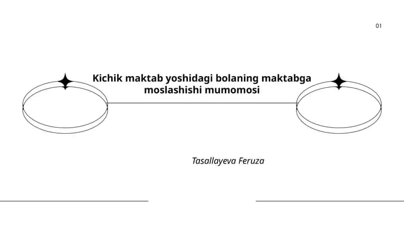 Kichik maktab yoshidagi bolaning maktabga moslashishi mumomosi