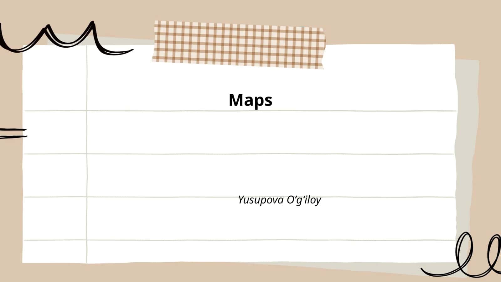 Maps Yusupova Oʻgʻiloy