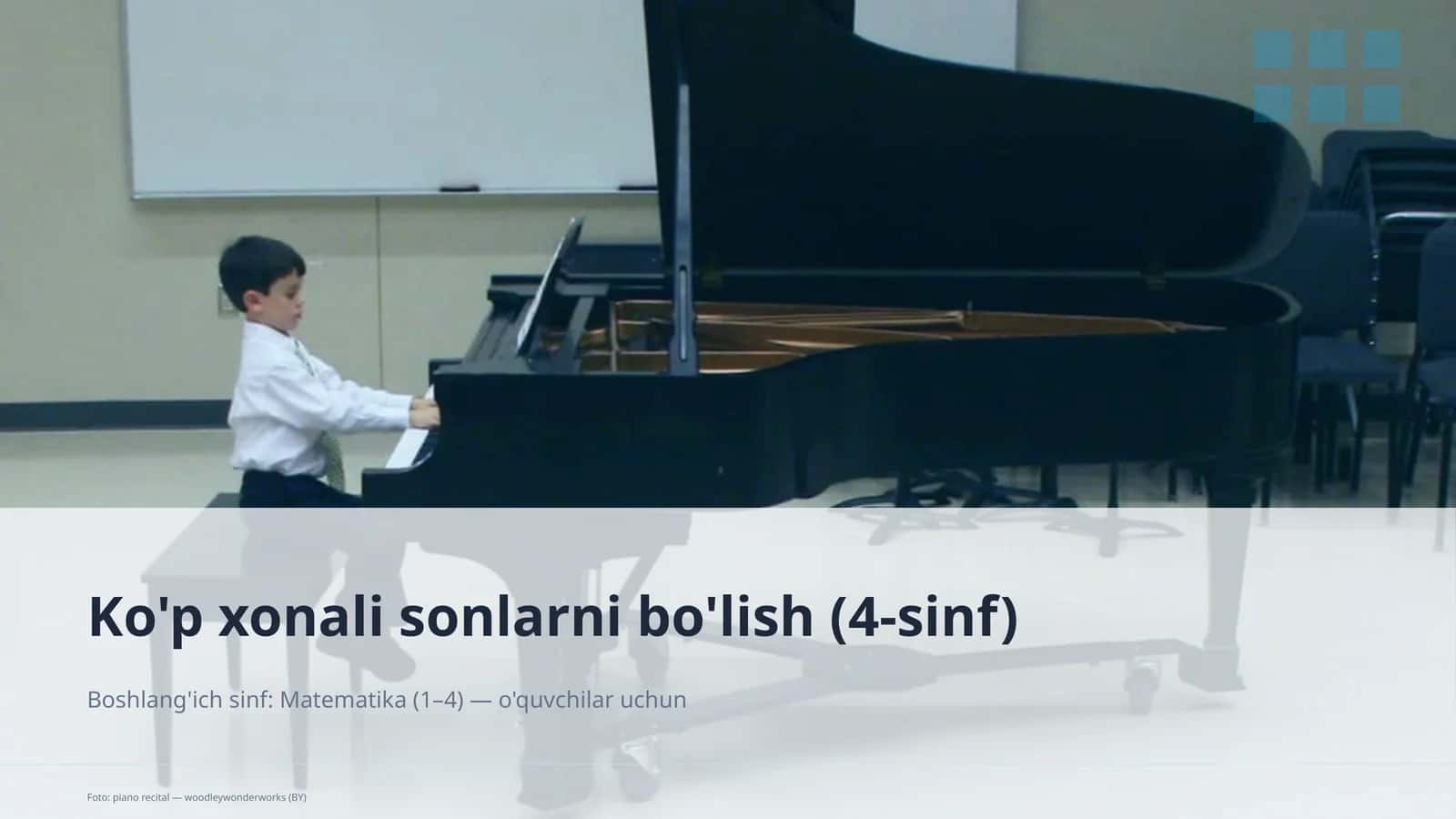 Ko'p xonali sonlarni bo'lish (4-sinf)