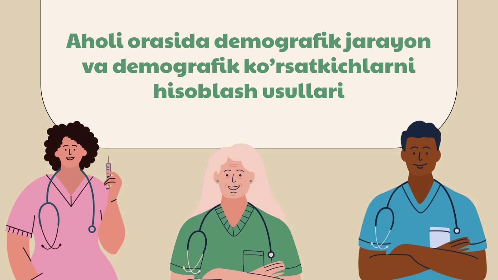 Demografik jarayon va demografik ko’rsatkichlarni hisoblash usullari