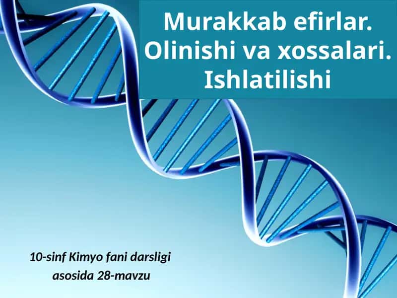 Murakkab Efirlar