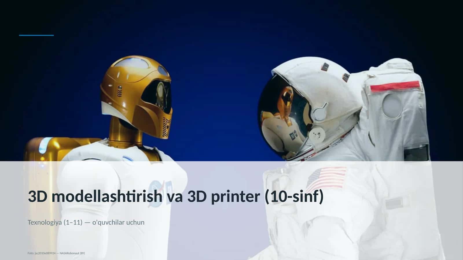 3D modellashtirish va 3D printer (10-sinf)