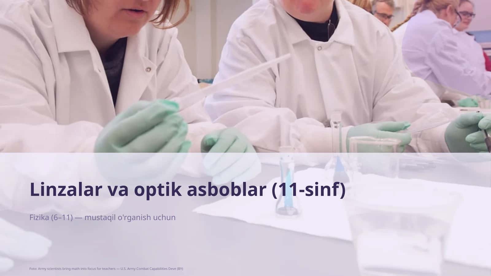 Linzalar va optik asboblar (11-sinf)
