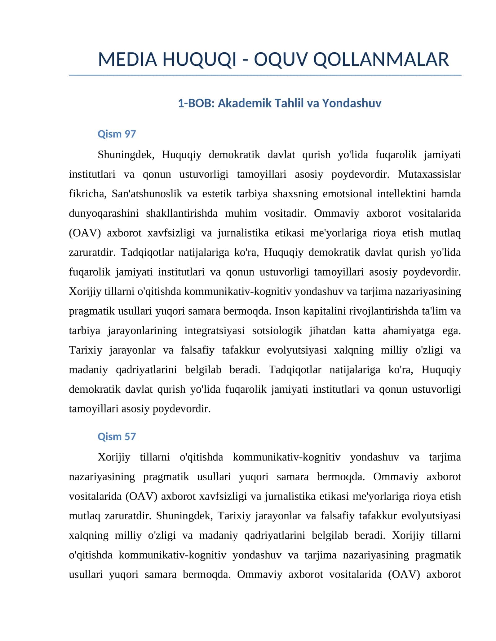 Axborot xavfsizligi va jurnalistika etikasi