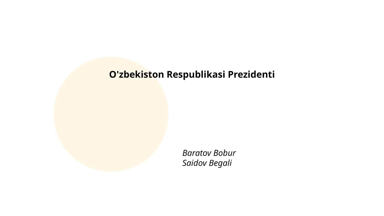 O'zbekiston Respublikasi Prezidenti vakolatlari