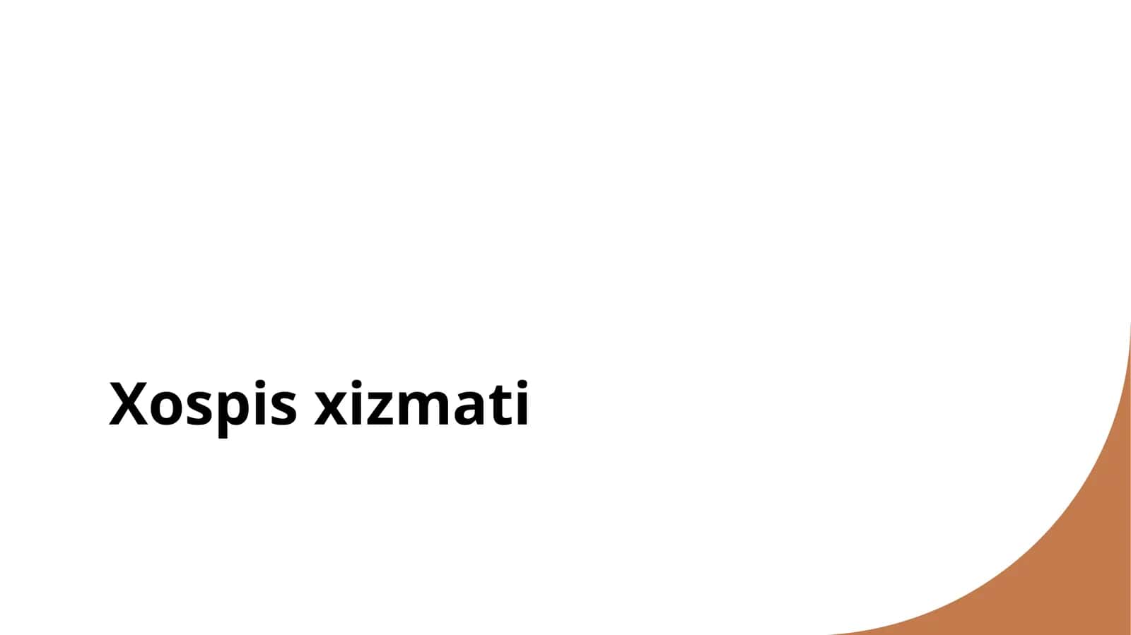 Xospis xizmati