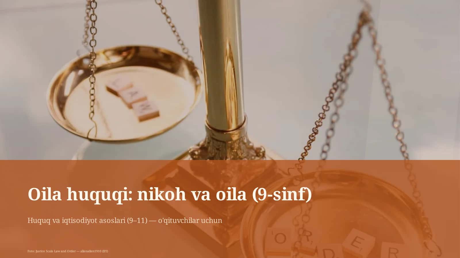 Huquq va iqtisodiyot asoslari (9–11)