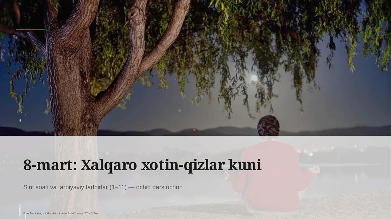 Xalqaro xotin-qizlar kuni