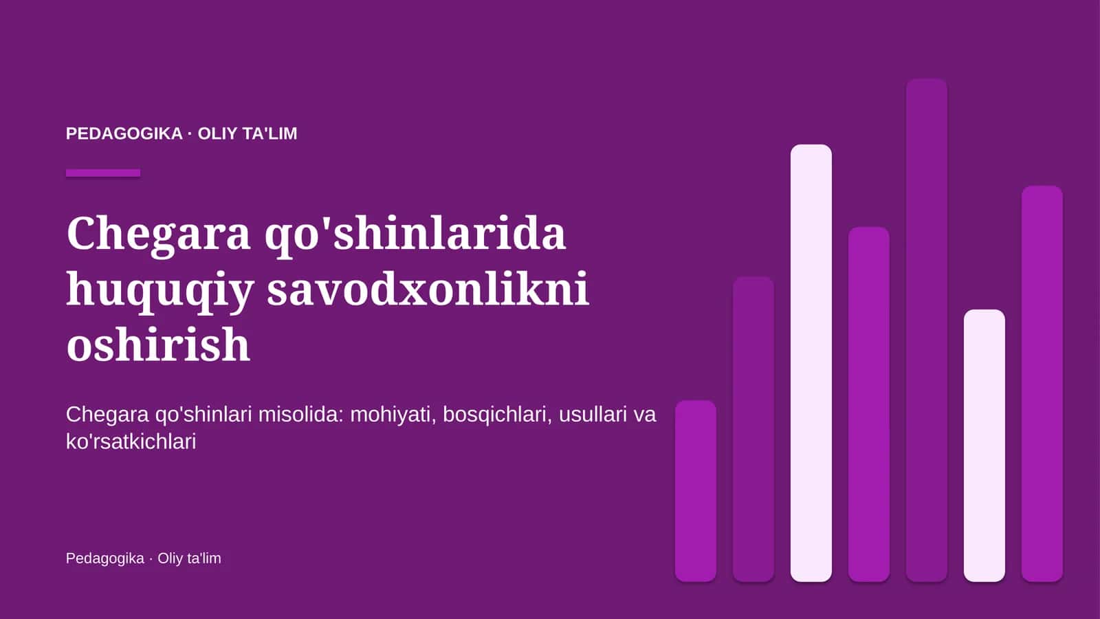 Chegara qo'shinlarida huquqiy savodxonlikni oshirish