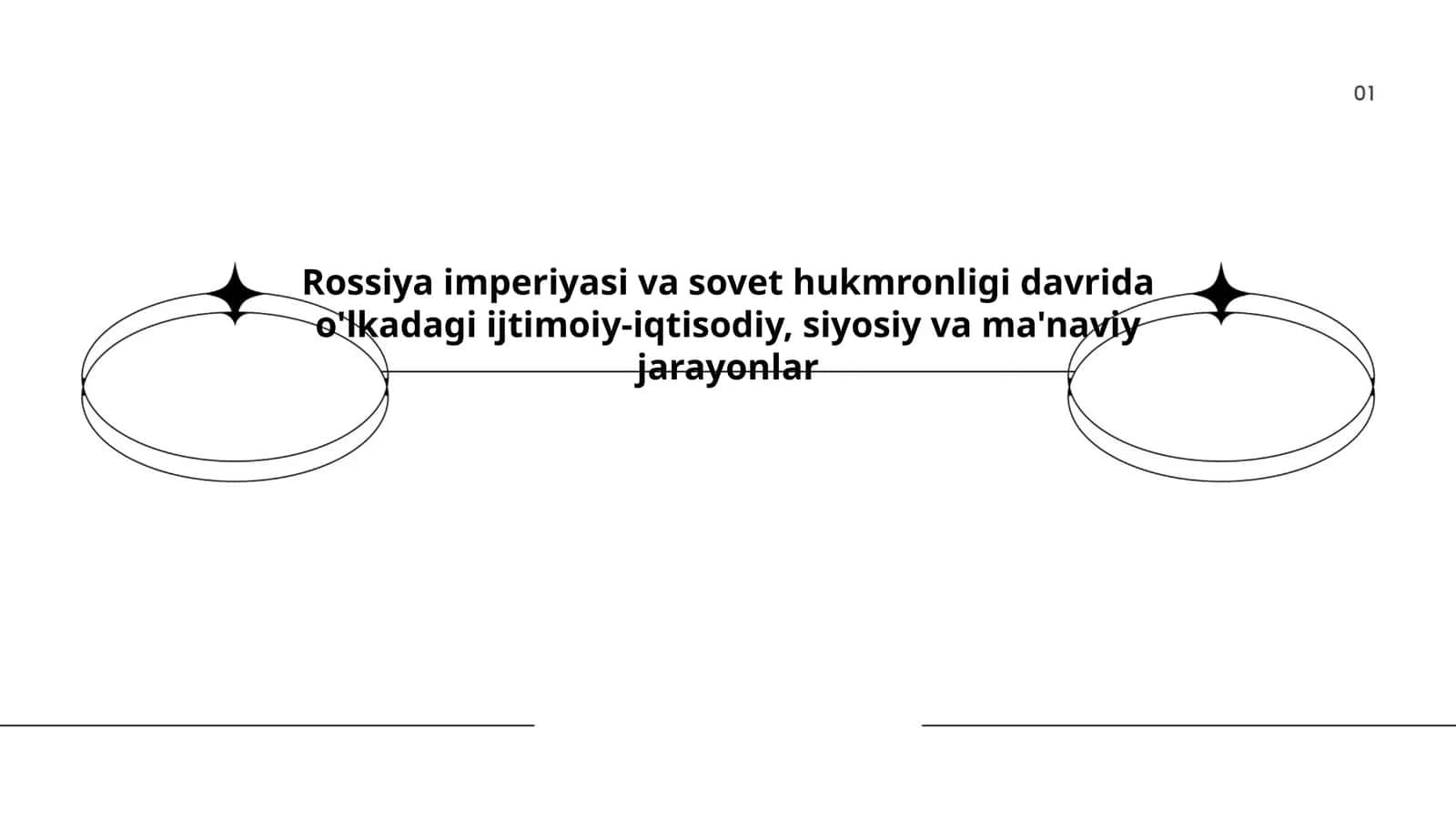 Rossiya imperiyasi va sovet hukmronligi davrida o'lkadagi ijtimoiy-iqtisodiy, siyosiy va ma'naviy jarayonlar