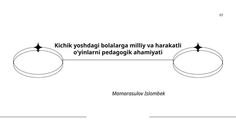 Kichik yoshdagi bolalarga milliy va harakatli oʻyinlarni pedagogik ahamiyati