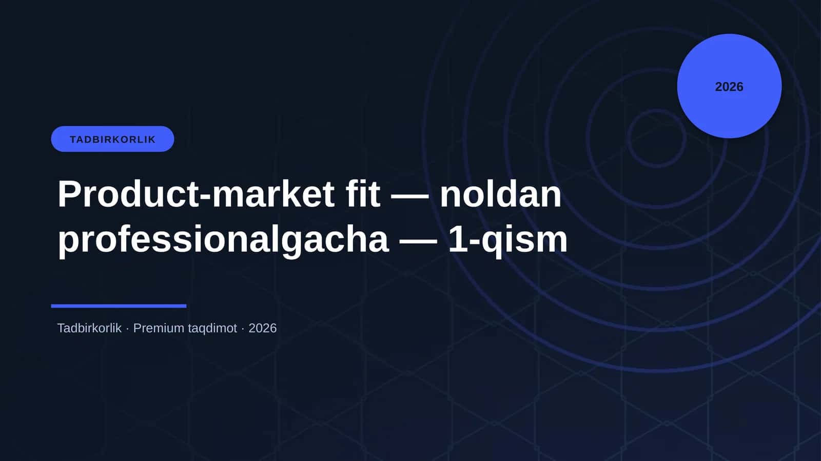 Product-market fit — noldan professionalgacha — 1-qism