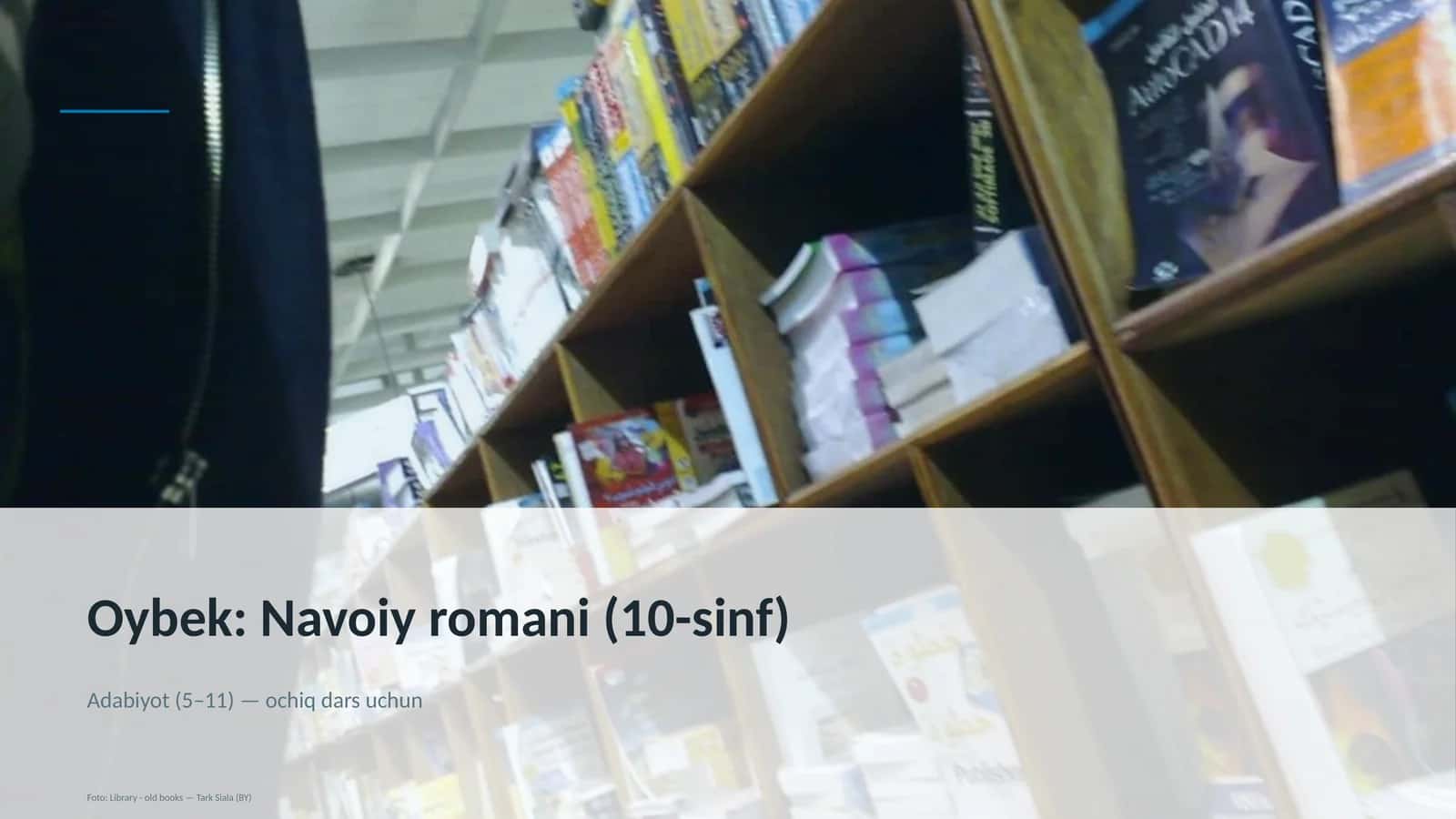 Oybek: Navoiy romani (10-sinf)