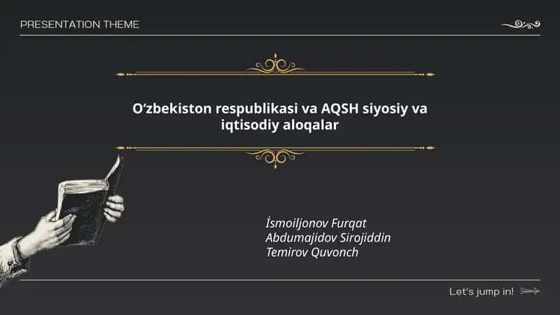 Oʻzbekiston–AQSH rasmiy diplomatik munosabatlari tarixi