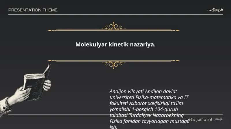 Molekulyar kinetik nazariya