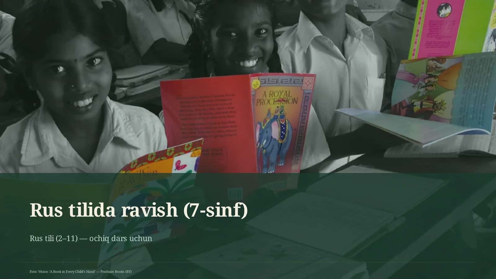 Rus tilida ravish (7-sinf)