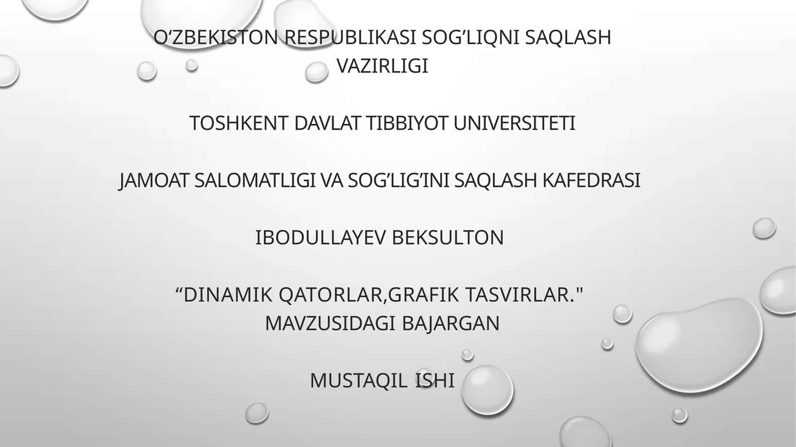 dinamik qatorlar,grafik