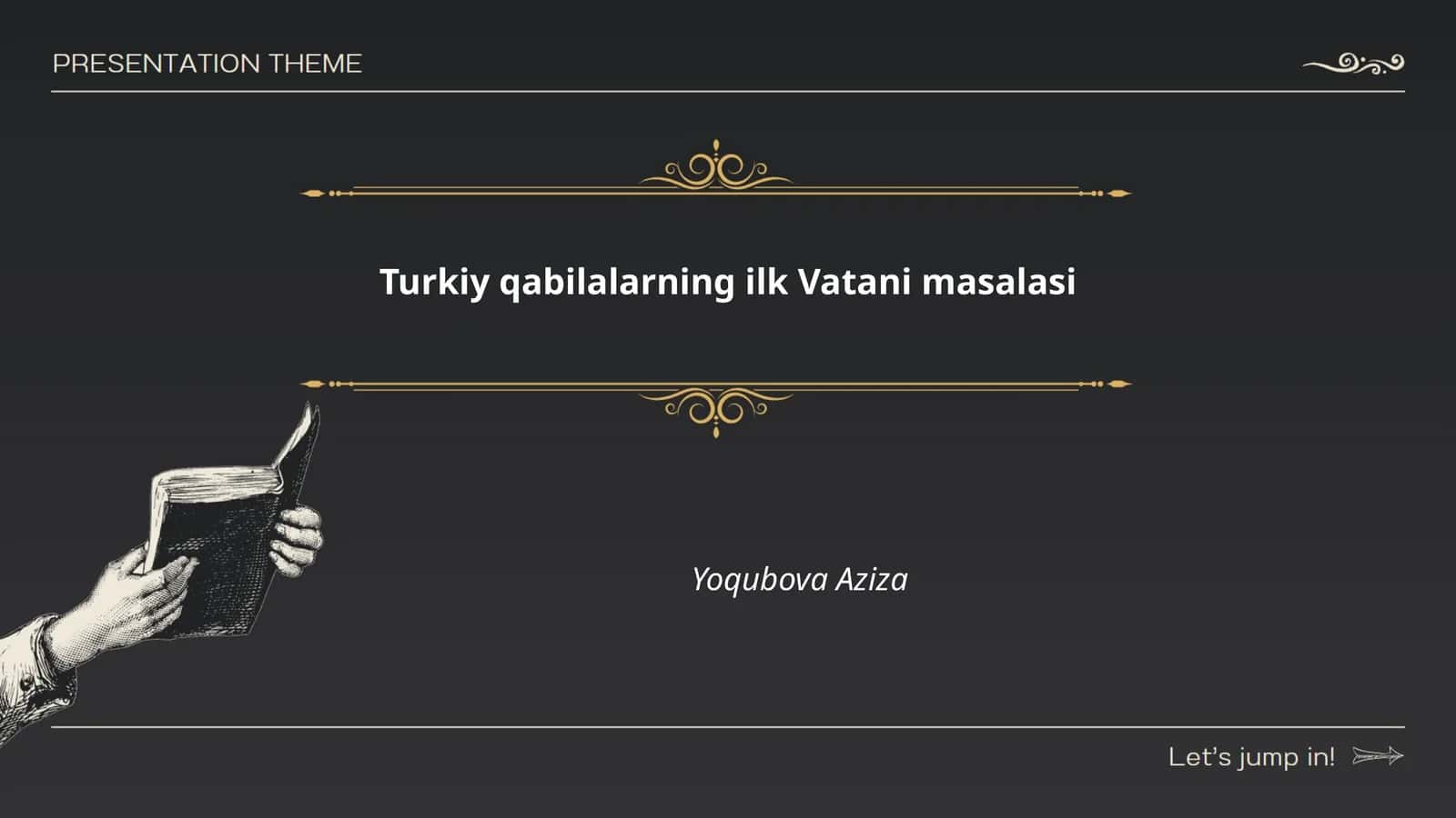 Turkiy qabilalarning ilk Vatani masalasi