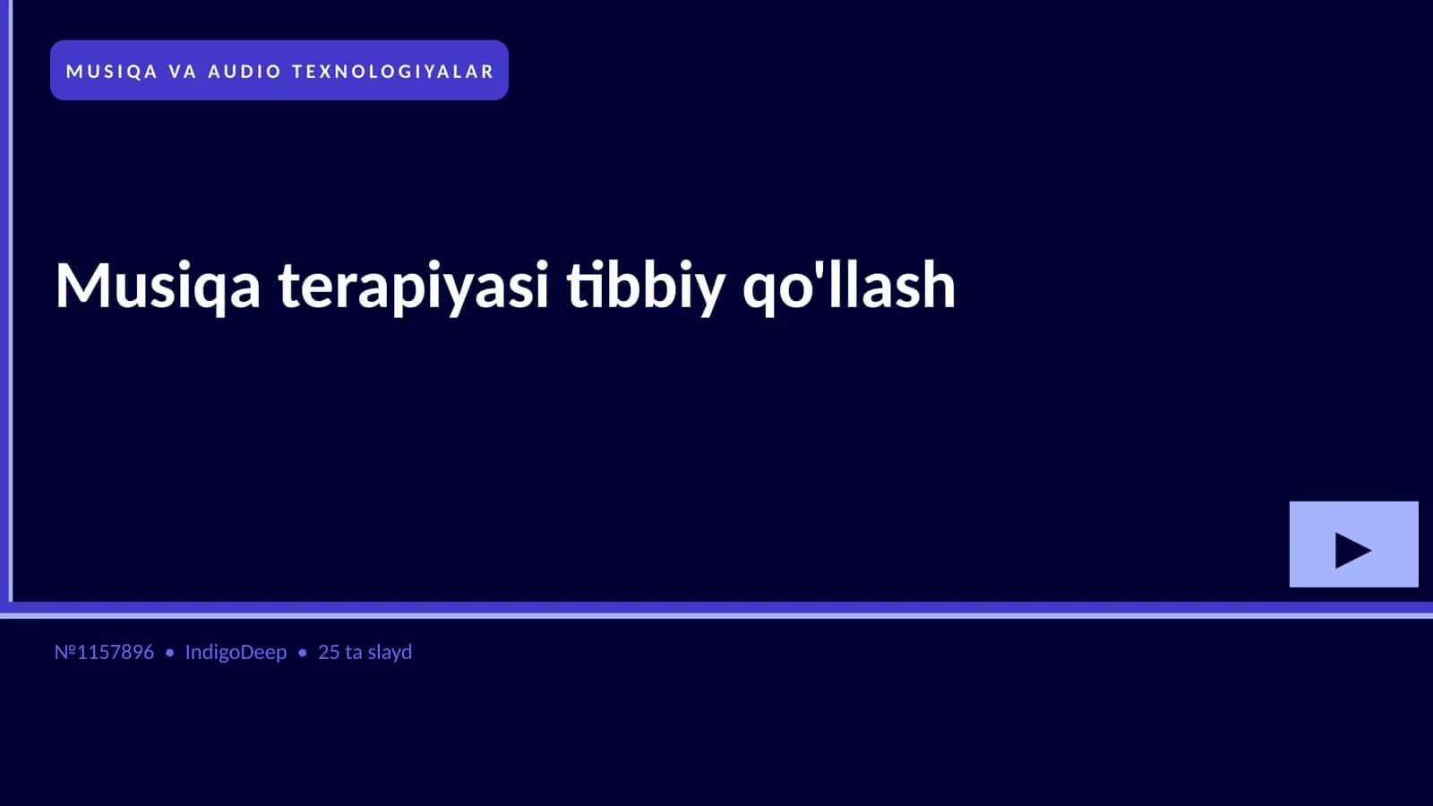 Musiqa terapiyasi tibbiy qo'llash