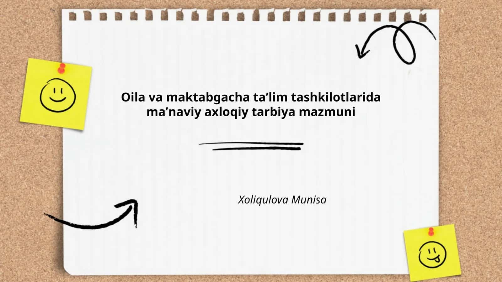 Oila va maktabgacha taʼlim tashkilotlarida maʼnaviy axloqiy tarbiya mazmuni