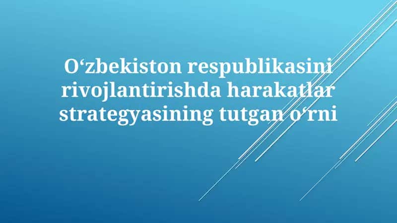 Harakatlar Strategiyasi