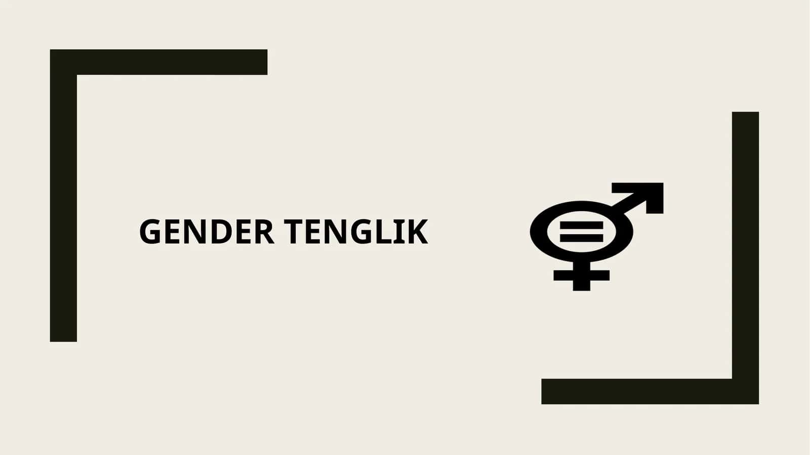 Gender tenglik