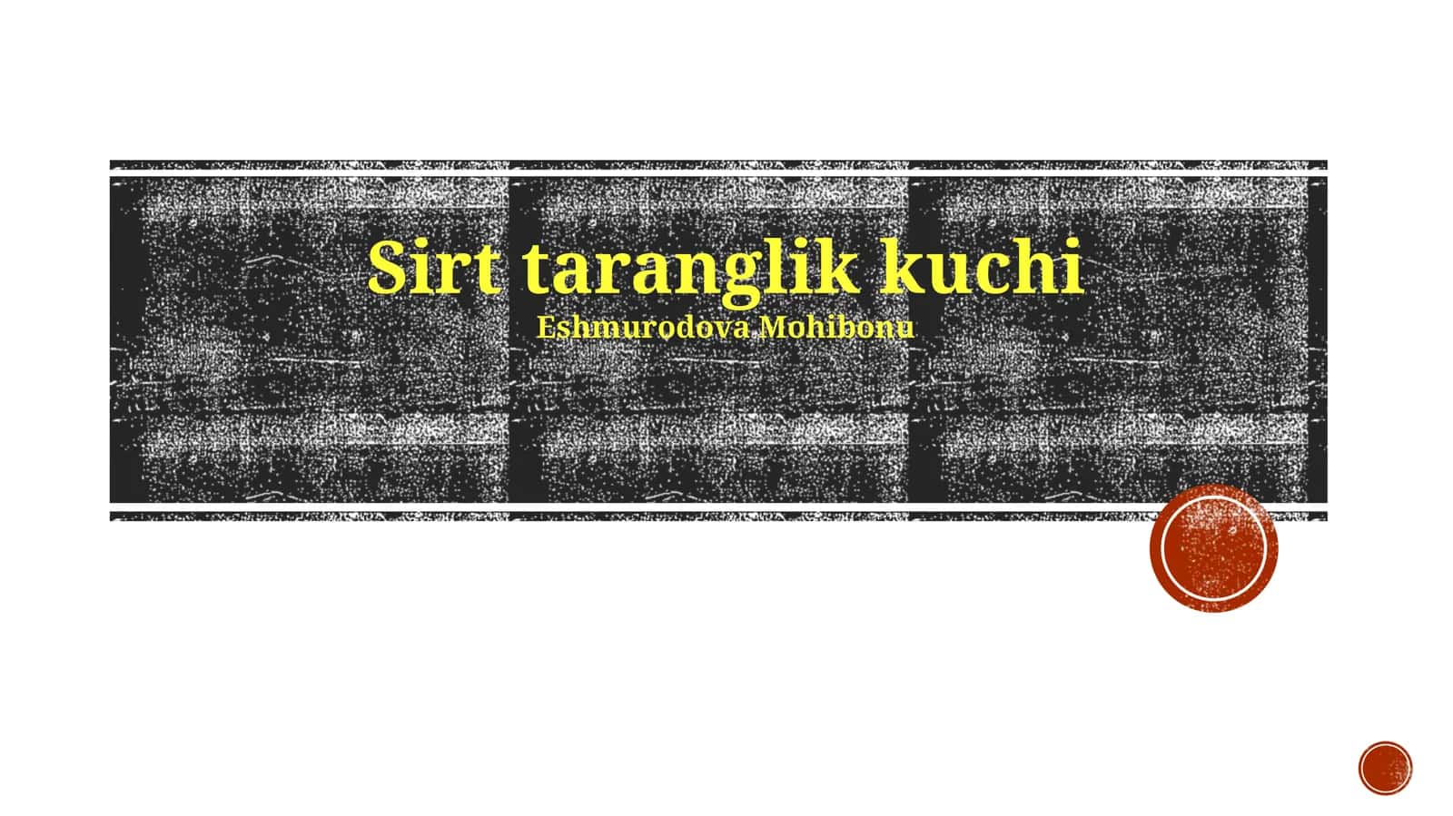Sirt taranglik kuchi