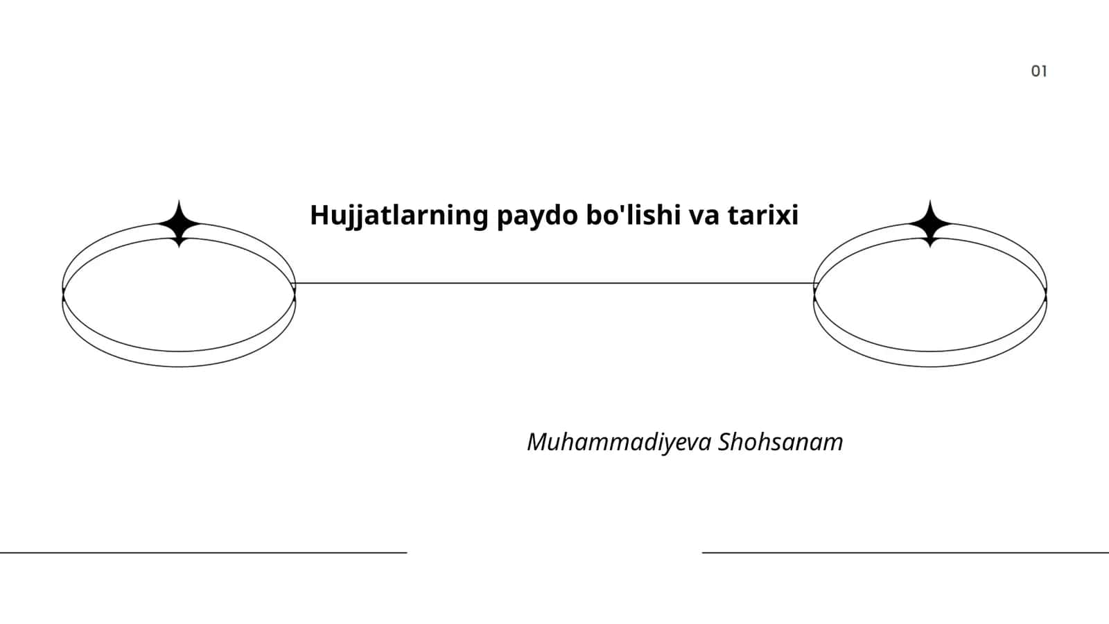 Hujjatlarning paydo bo'lishi va tarixi