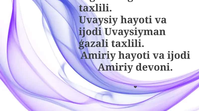 Nodira hayoti va ijodi soģindim ģazali taxlili